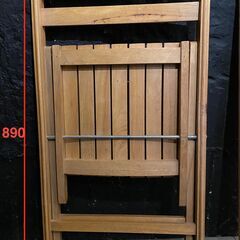 【1000円CP中！】 折りたたみ木製チェアの画像