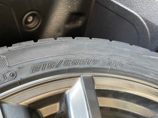 さらに値下げ！ホイール スタッドレス 4本 215/50R 17
