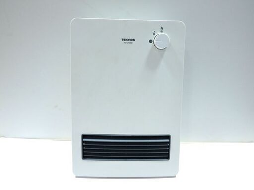 新札幌発★テクノス TEKNOS◆TS-125◆セラミックヒーター1200W◆ホワイト系 No.1275