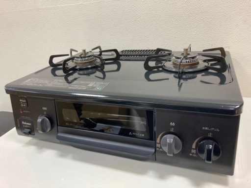 【中古品】Paloma パロマ ガスコンロ IC-S37K-L LPガス用 プロパン ガステーブル 2021年製