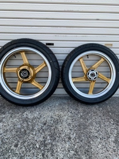 ホイールセット　ゼファー400 [タイヤ、ベアリング新品]