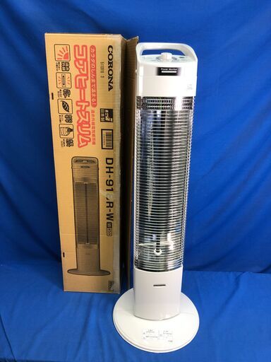 【動作保証あり】CORONA コアヒートスリム 2019年 DH-918R 遠赤外線 電気暖房機【管理KRK706】