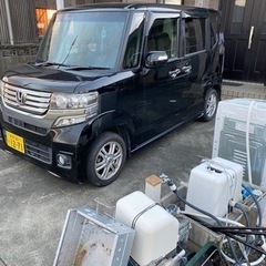 N-BOXカスタム　ブラックの画像