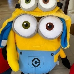 USJ  ミニオン　帽子　ぬいぐるみ　セット