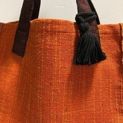 ハンモックバッグ　未使用　新品帯リメイク　の画像