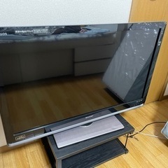 AQUOSテレビ40型　録画機能付き