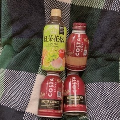 コーヒー3本　フルーツティー1本