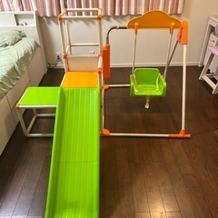 【値下げしました】ジャングルジム、ブランコ、鉄棒（室内子供用）の画像