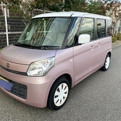 ツートンカラーのスペーシア！後席TVモニター付！両側電動スライドドア♪