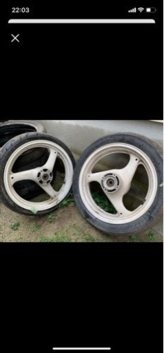 インパルス400 gk79a 前後ホイールおまけ付き