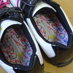 MANDARINA DUCK マンダリナダック ゴルフシューズ　トラディショナル　ホワイト　白　女性用　レディース ゴルフ靴　スパイクシューズの画像