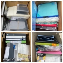 新品、中古 文房具やファイルなど差し上げます。の画像