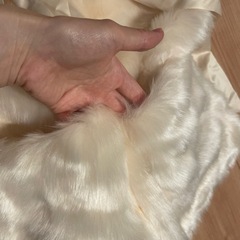 passage mignon ファー マフラー ジレの画像