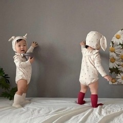 うさぎベビー🐰チェリー柄🍒の画像