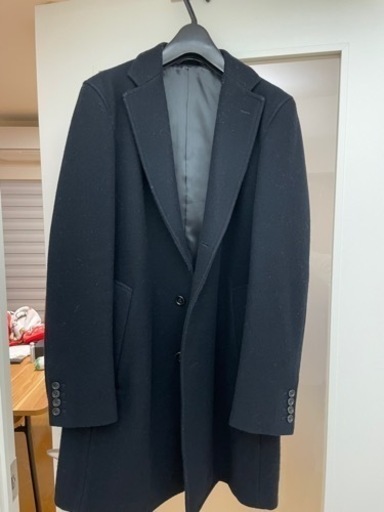 【最終価格】コート アバハウス 黒ネイビー メンズ 44サイズ