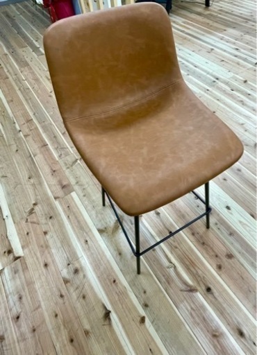 【本来17,000円分】レザーバーチェア3脚