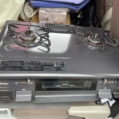 ガスコンロ ガステーブル パロマ 都市ガス IC-N86BS-L 中古