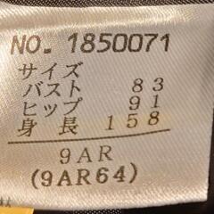 入学式、卒業式　黒スーツ　中古（クリーニング済）の画像