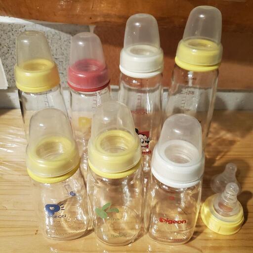 ピジョン　スリムタイプ哺乳瓶(ガラス)