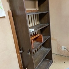 アンティーク戸棚／くさび止ほぞの画像
