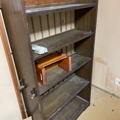 アンティーク戸棚／くさび止ほぞ