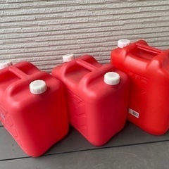 不具合無し　灯油タンク3セット　灯油ポリタンク