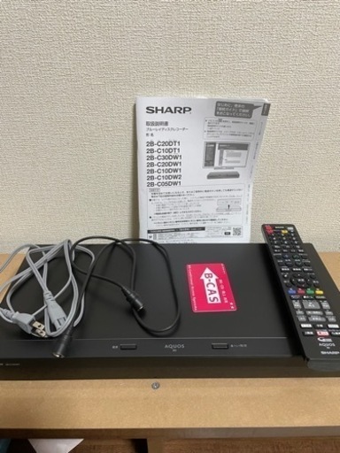 SHARP 2B-C10DW1 ブルーレイレコーダー