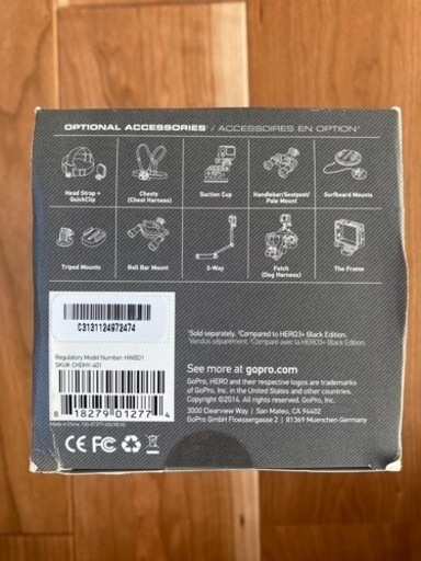 新品 GoPro HERO4 Silver 3-wayアーム付き