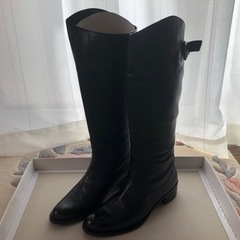 Marie Club ブラックロングブーツ24cm