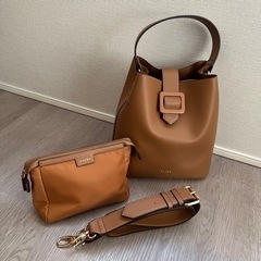 S’AIME バッグ　ブラウンの画像