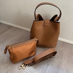 S’AIME バッグ　ブラウンの画像