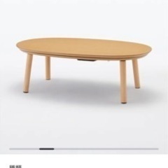 無印良品　楕円こたつ小ＭＪ‐ＫＤＳ２‐Ｎ　布団付きの画像