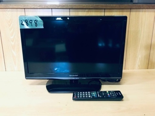③2898番 シャープ✨液晶テレビ✨LC-19K20‼️