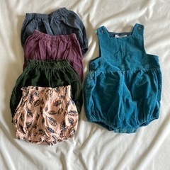 【80]コーデュロイのカボチャパンツ