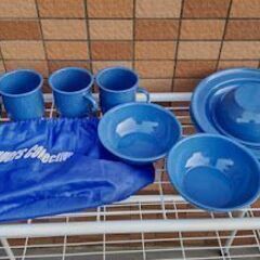 キャンプ用食器セット　さしあげます