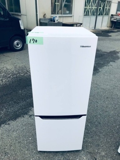 ①170番 Hisense✨2ドア冷凍冷蔵庫✨HR-D15C‼️