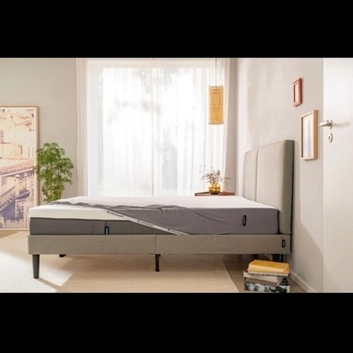 マットレス　クイーン　コアラ　エマスリープ　フレーム付き