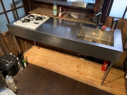 ツールボックスのシンクとガスコンロを格安で！