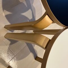 ニトリ　スツール　2脚　白・黒の画像