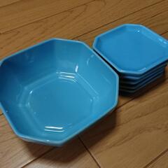 キレイな色のお皿 ６枚 未使用 の画像