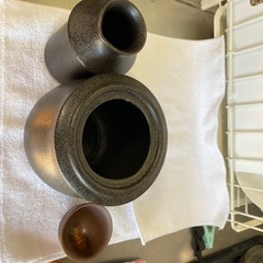 備前焼の酒燗器(0.7合)の画像