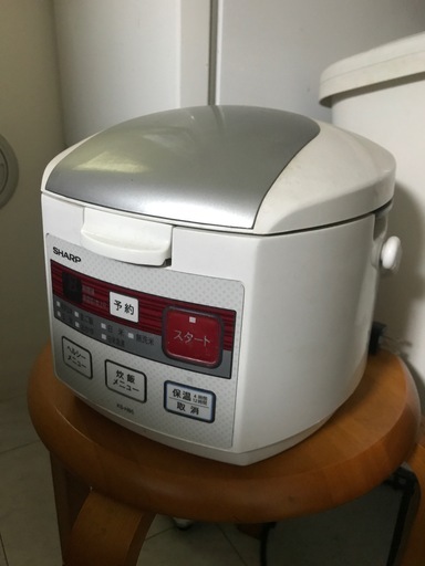 【期間限定】シャープ　炊飯器　３合炊き2009年型　作動確認済み