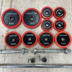 ウエイトトレーニング❕ ファイティングロード❕ ラバ ープレート...
