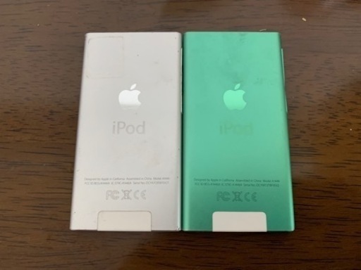 iPod 2個セット シルバー グリーン