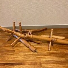 木製　コートハンガー　帽子やカバン、コート等を架けられますの画像