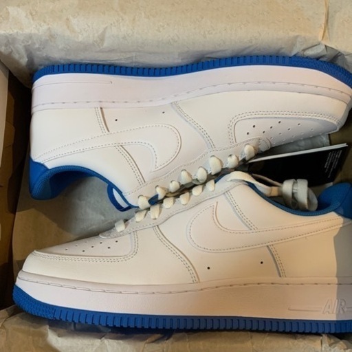 新品】NIKEナイキ エアフォース 1 ホワイト ユニバーシティー ブルー