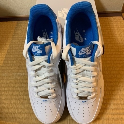 新品】NIKEナイキ エアフォース 1 ホワイト ユニバーシティー ブルー