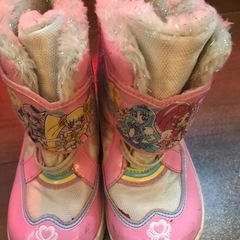 アシックス　スノーブーツ　17センチ　プリキュアの画像