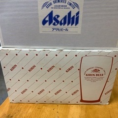 アサヒビール、キリンビール小グラス、各6個