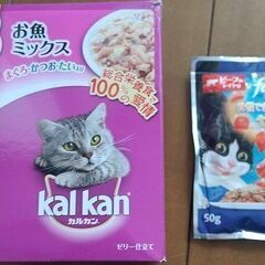 キャットフード　カルカン パウチ お魚ミックス 鮪･鰹･鯛入り キャットフード 2024/6/30の画像